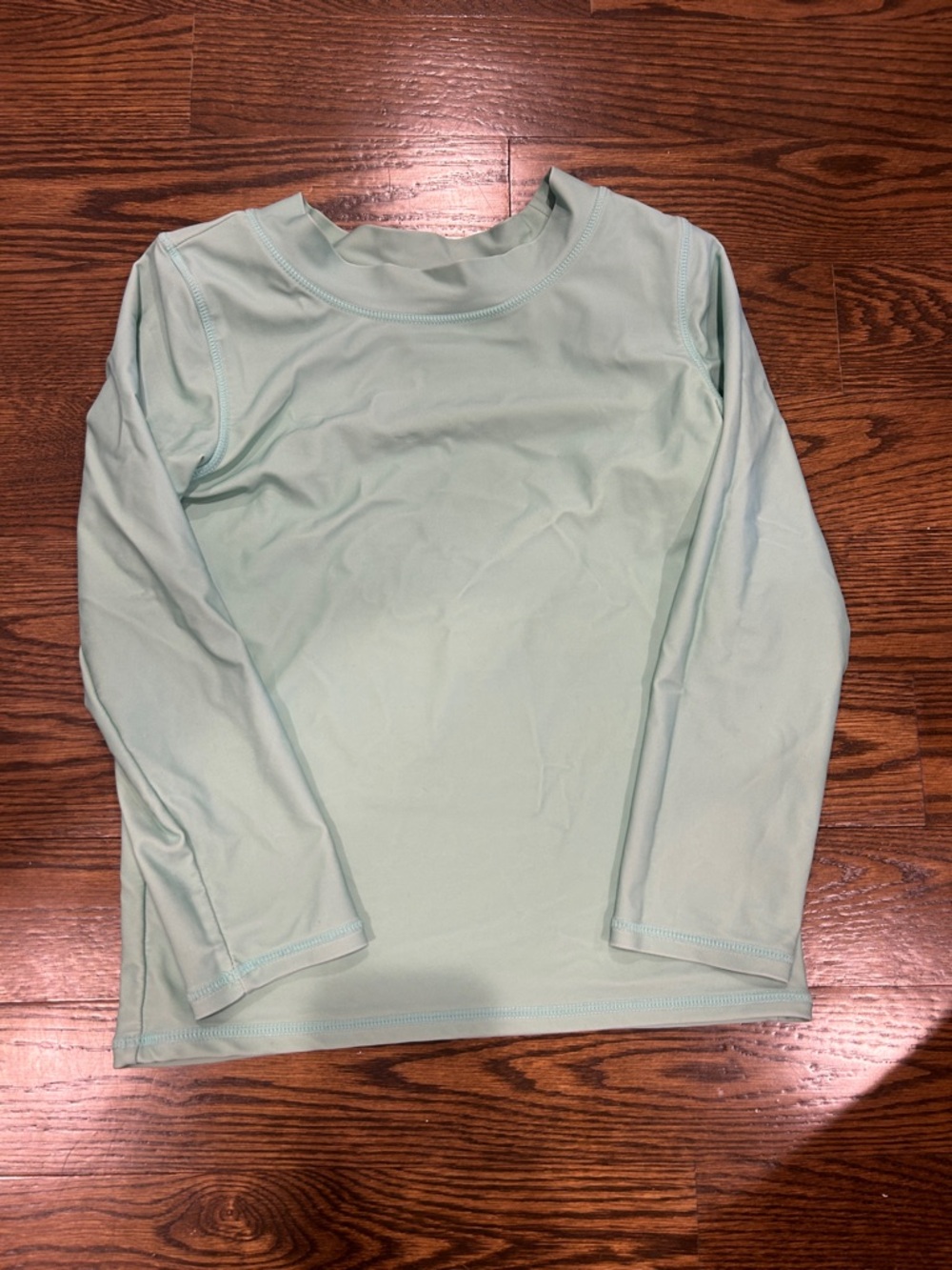 Dream Big Little Co. mint/sea foam long sleeve rash guard. 8